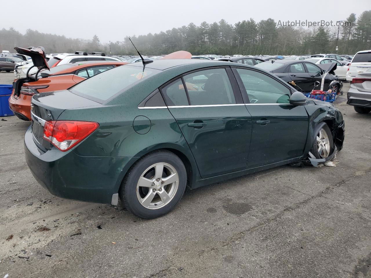 2014 Chevrolet Cruze Lt Green vin: 1G1PC5SB0E7186518