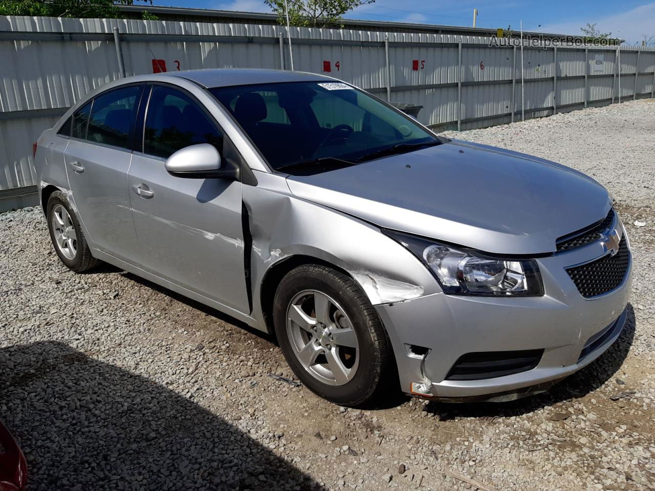 2014 Chevrolet Cruze Lt Silver vin: 1G1PC5SB0E7204144