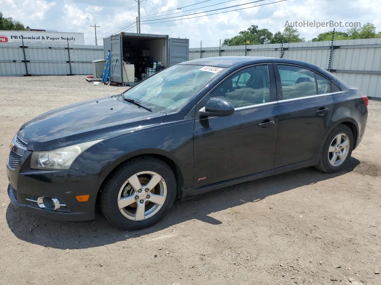 2014 Chevrolet Cruze Lt Black vin: 1G1PC5SB0E7207934