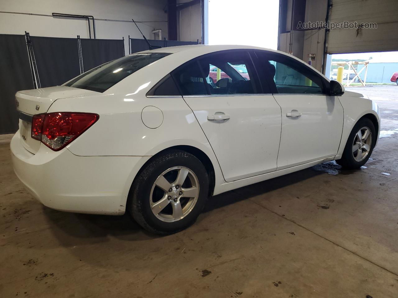 2014 Chevrolet Cruze Lt White vin: 1G1PC5SB0E7233336