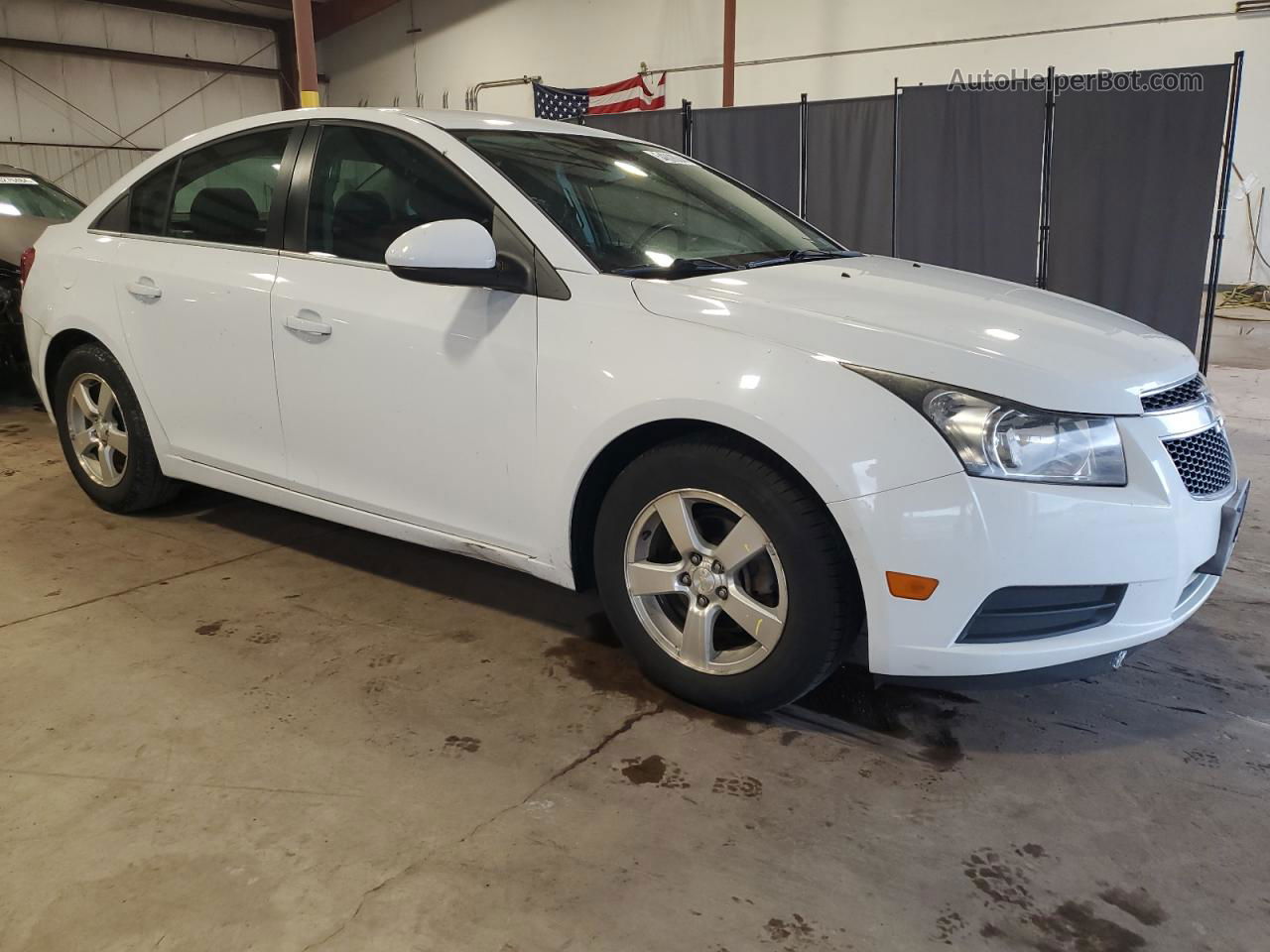 2014 Chevrolet Cruze Lt White vin: 1G1PC5SB0E7233336