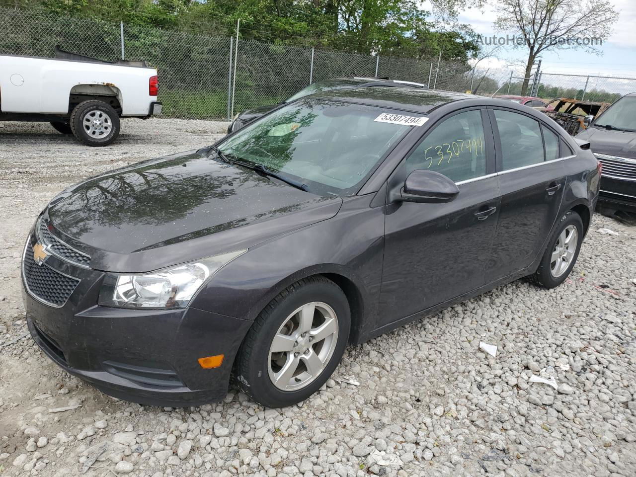 2014 Chevrolet Cruze Lt Gray vin: 1G1PC5SB0E7357042