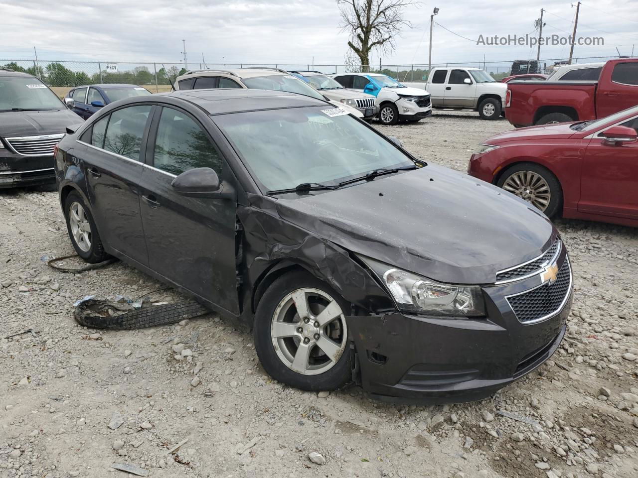 2014 Chevrolet Cruze Lt Gray vin: 1G1PC5SB0E7357042