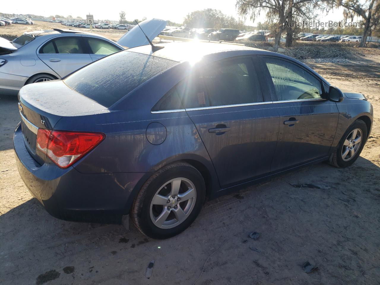 2014 Chevrolet Cruze Lt Gray vin: 1G1PC5SB0E7442155