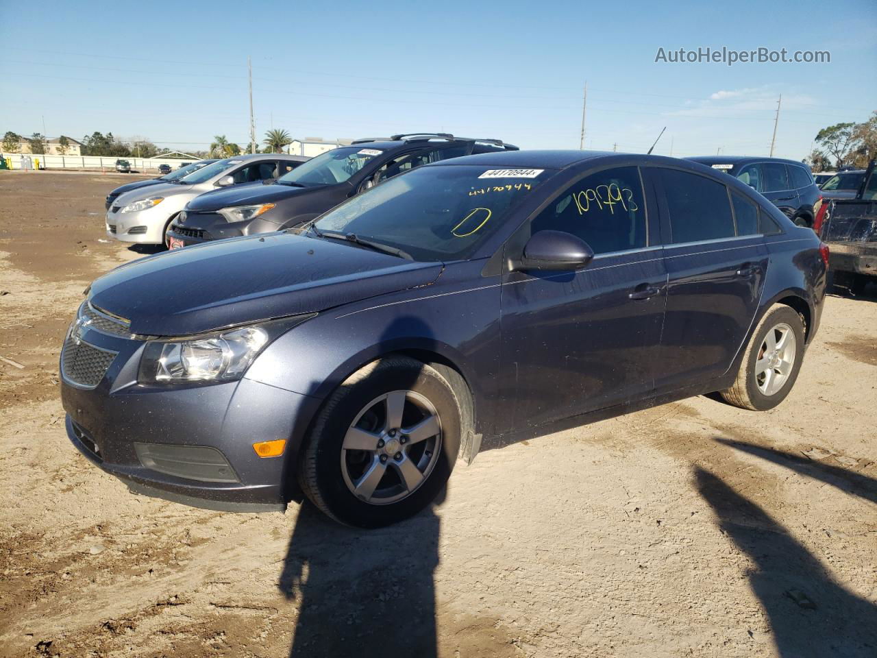 2014 Chevrolet Cruze Lt Серый vin: 1G1PC5SB0E7442155