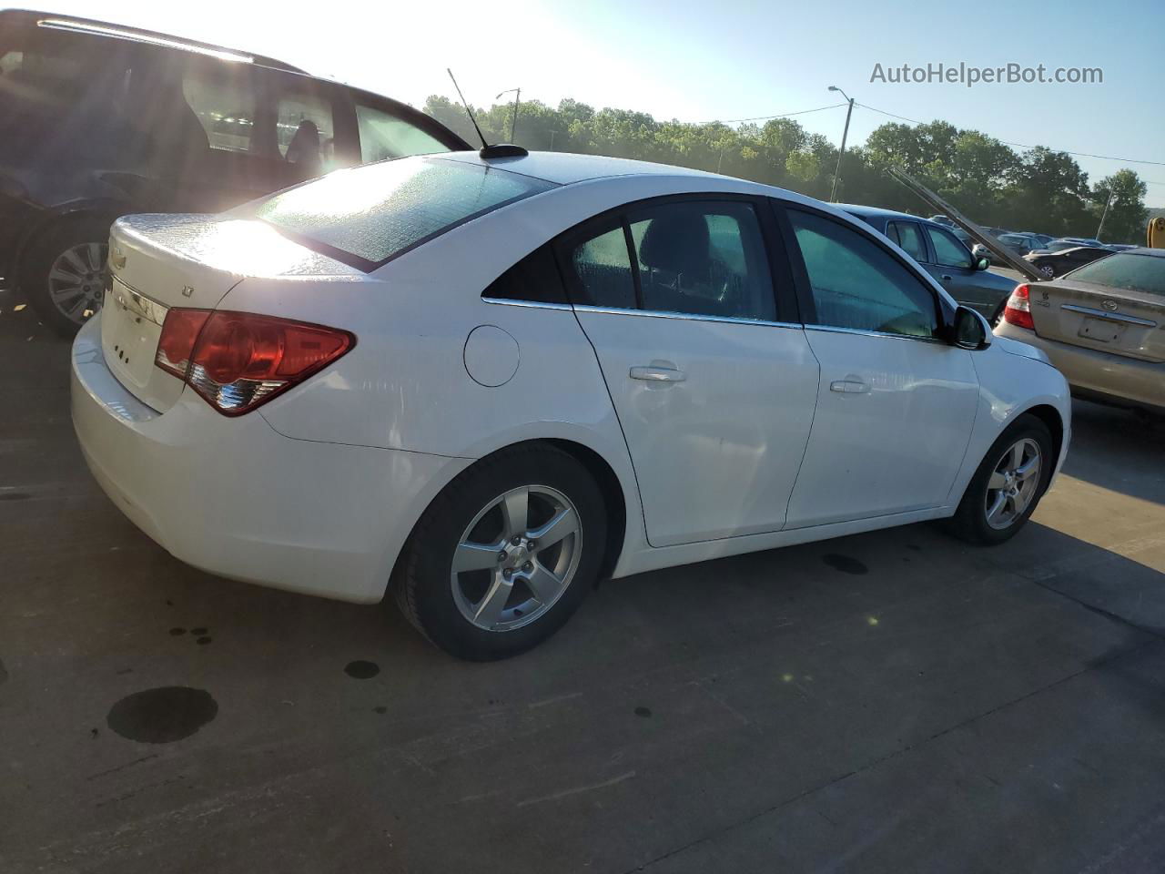 2015 Chevrolet Cruze Lt White vin: 1G1PC5SB0F7138647