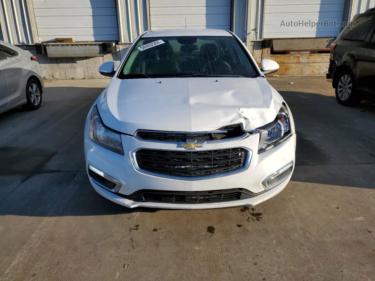 2015 Chevrolet Cruze Lt White vin: 1G1PC5SB0F7138647