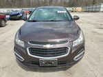 2015 Chevrolet Cruze Lt Brown vin: 1G1PC5SB0F7143153