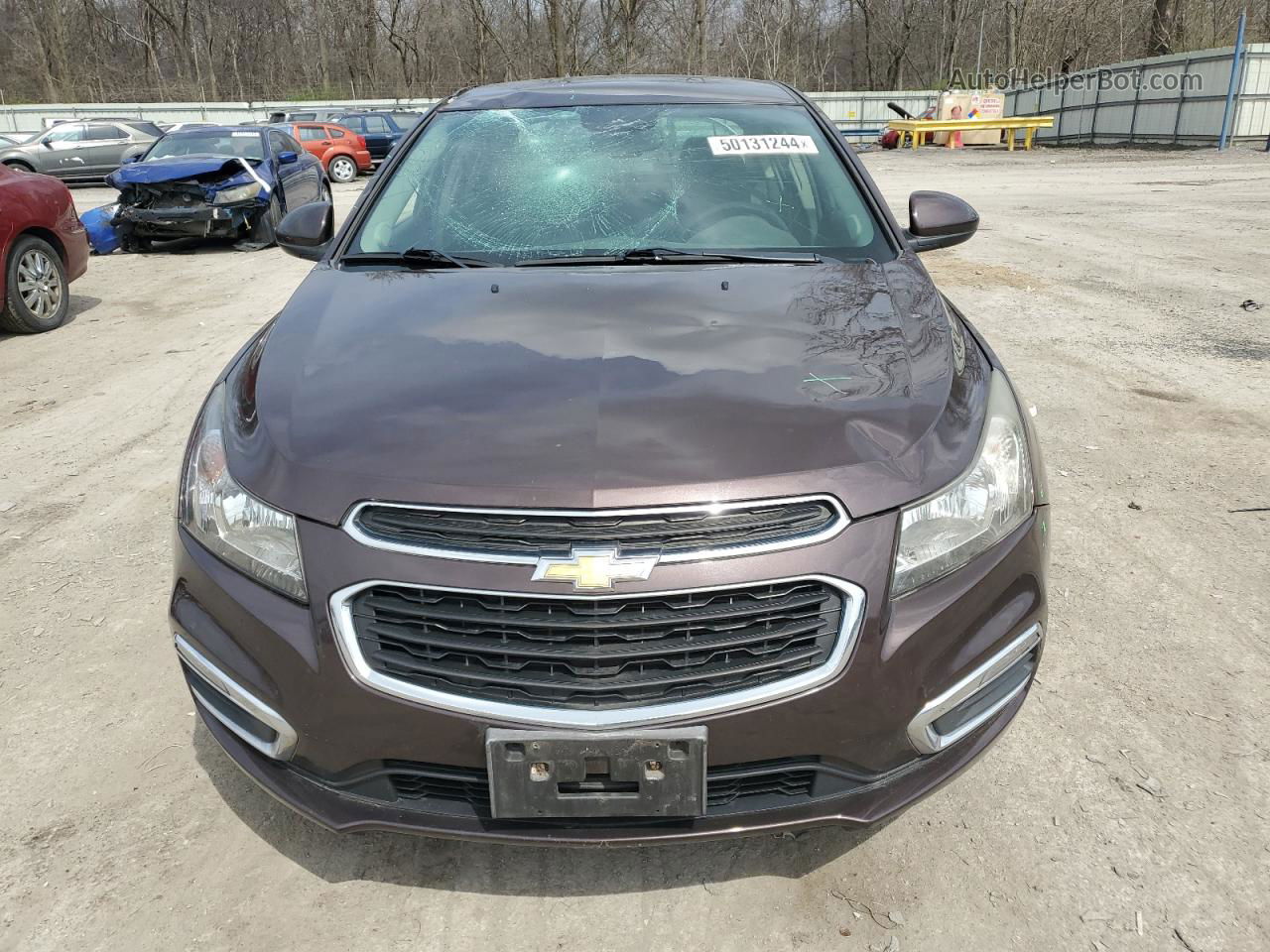 2015 Chevrolet Cruze Lt Коричневый vin: 1G1PC5SB0F7143153