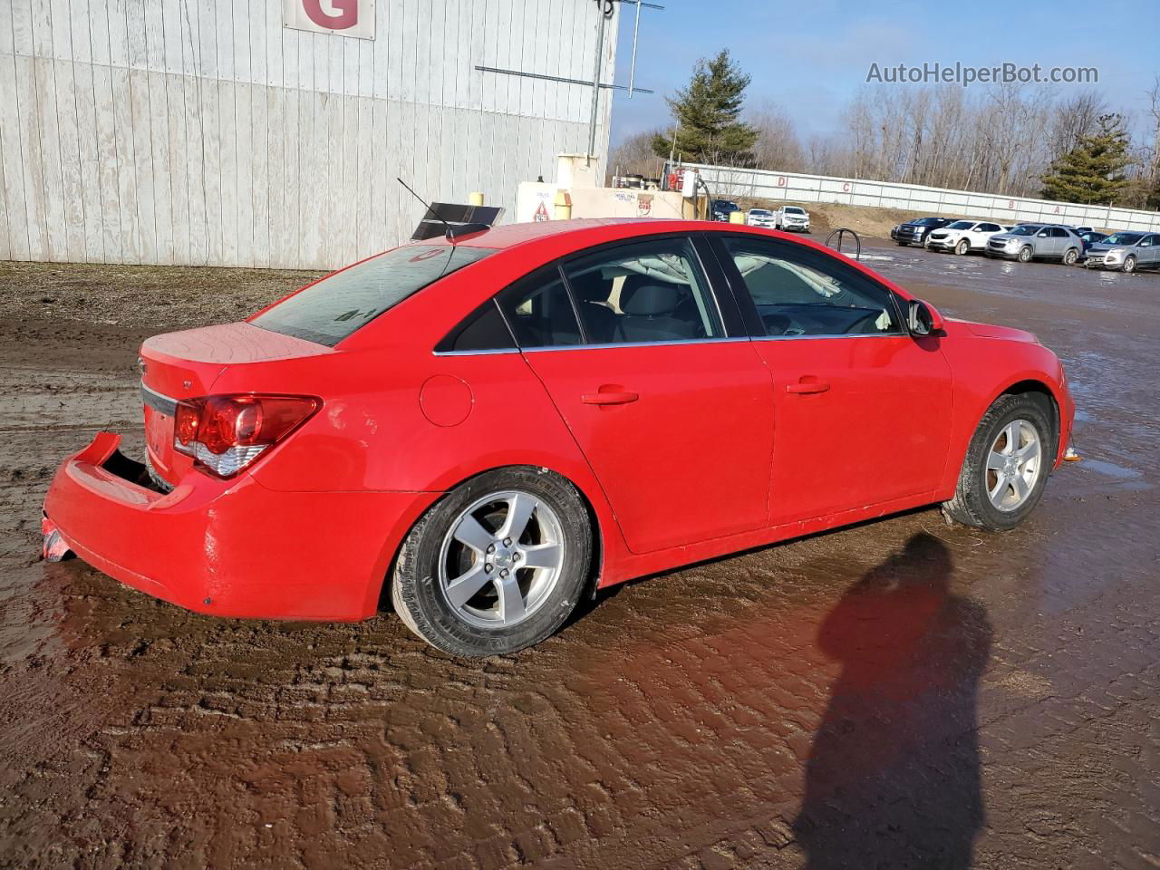 2015 Chevrolet Cruze Lt Red vin: 1G1PC5SB0F7166285