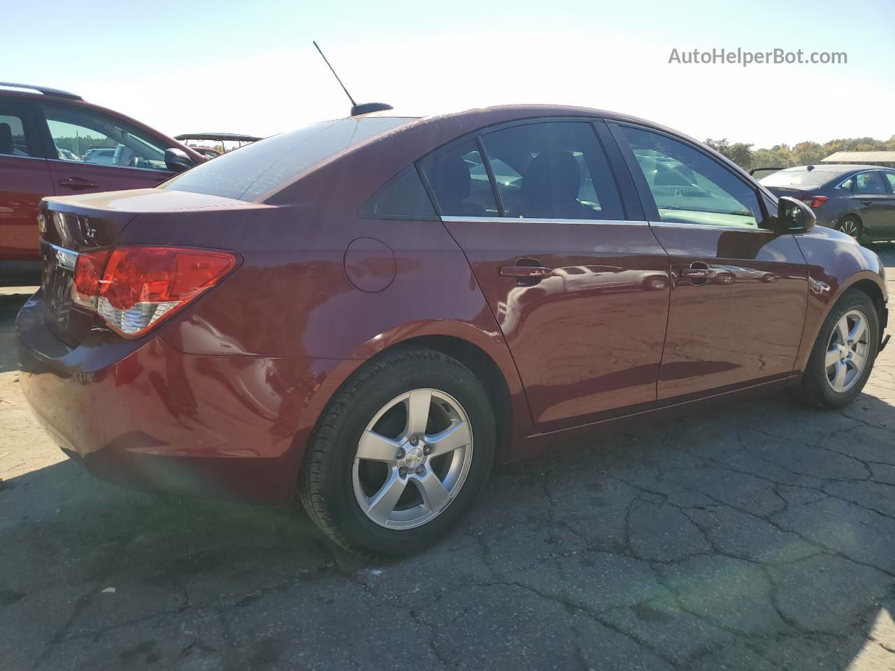 2015 Chevrolet Cruze Lt Red vin: 1G1PC5SB0F7203514