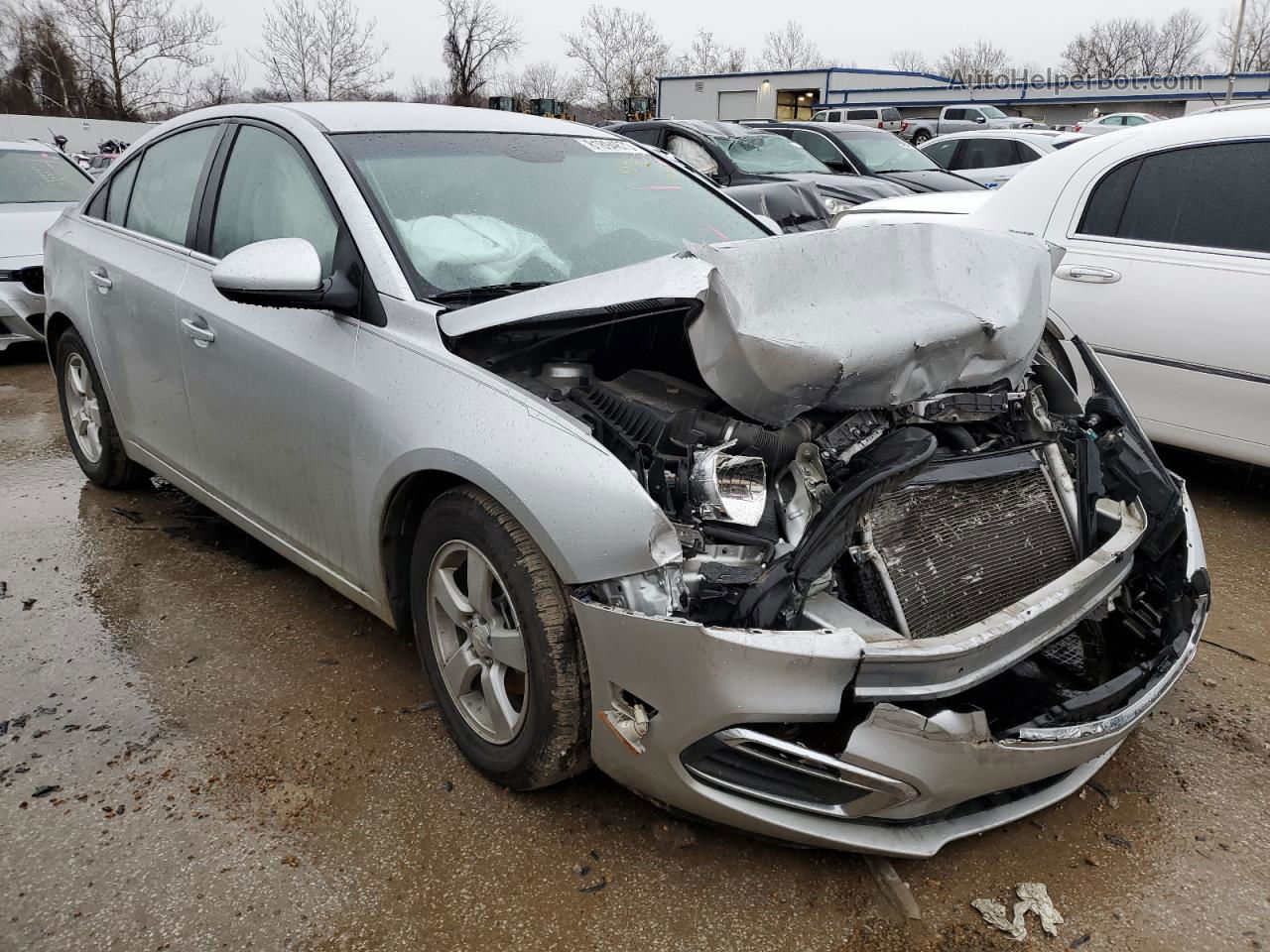 2015 Chevrolet Cruze Lt Silver vin: 1G1PC5SB0F7206901