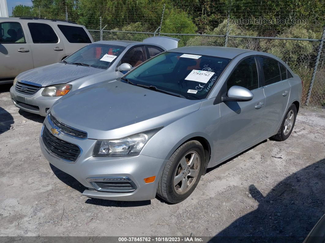 2015 Chevrolet Cruze 1lt Auto Silver vin: 1G1PC5SB0F7214657