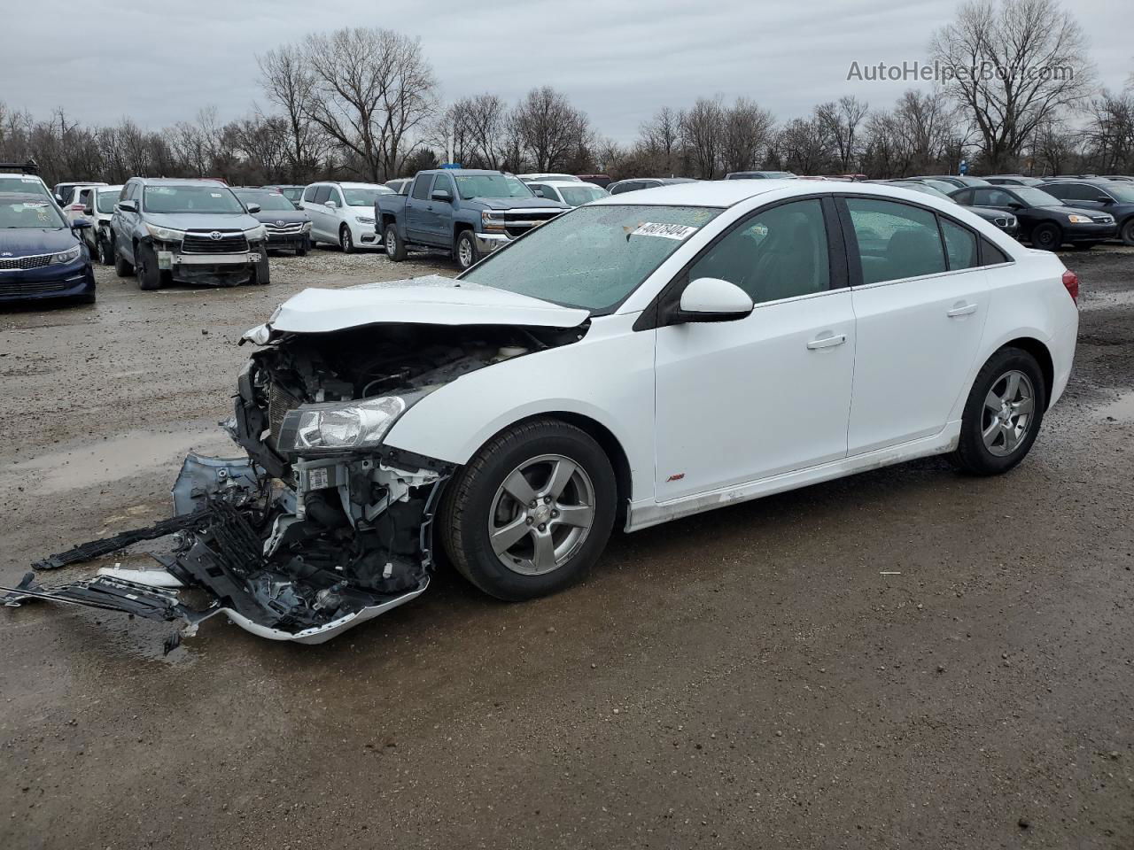 2015 Chevrolet Cruze Lt White vin: 1G1PC5SB0F7275037