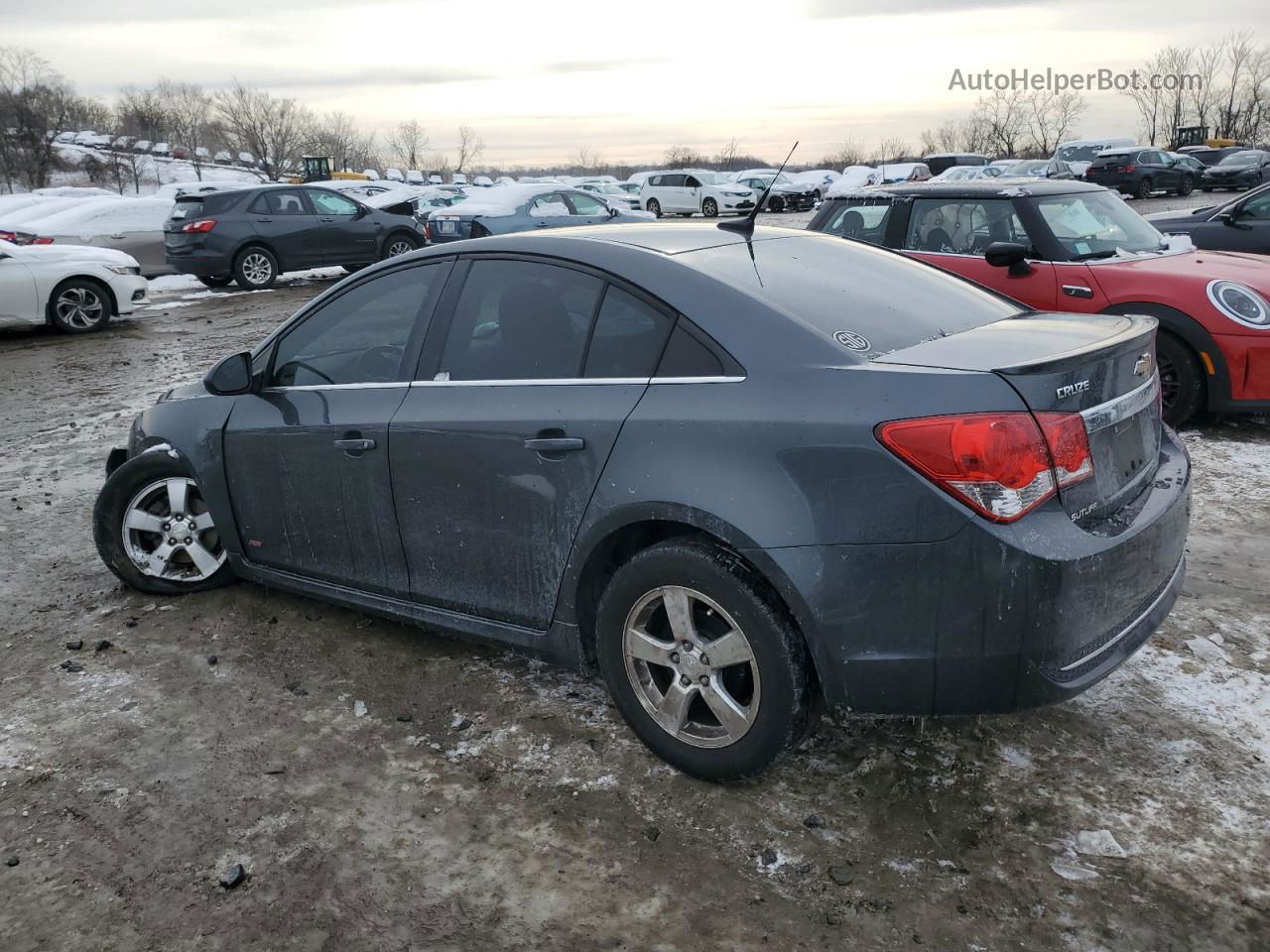 2013 Chevrolet Cruze Lt Gray vin: 1G1PC5SB1D7112264