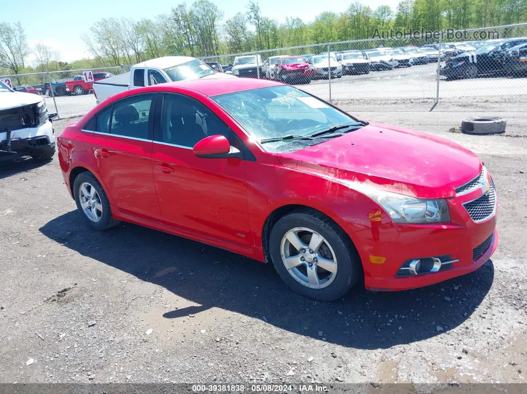 2013 Chevrolet Cruze 1lt Auto Red vin: 1G1PC5SB1D7152604