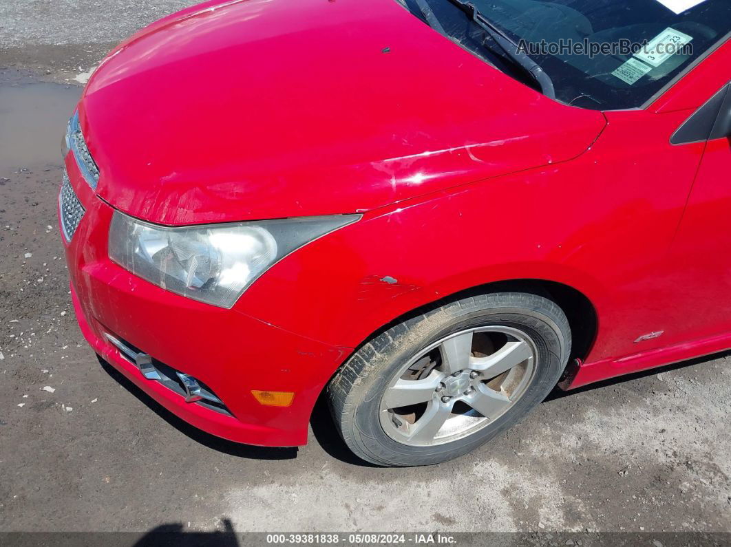 2013 Chevrolet Cruze 1lt Auto Red vin: 1G1PC5SB1D7152604