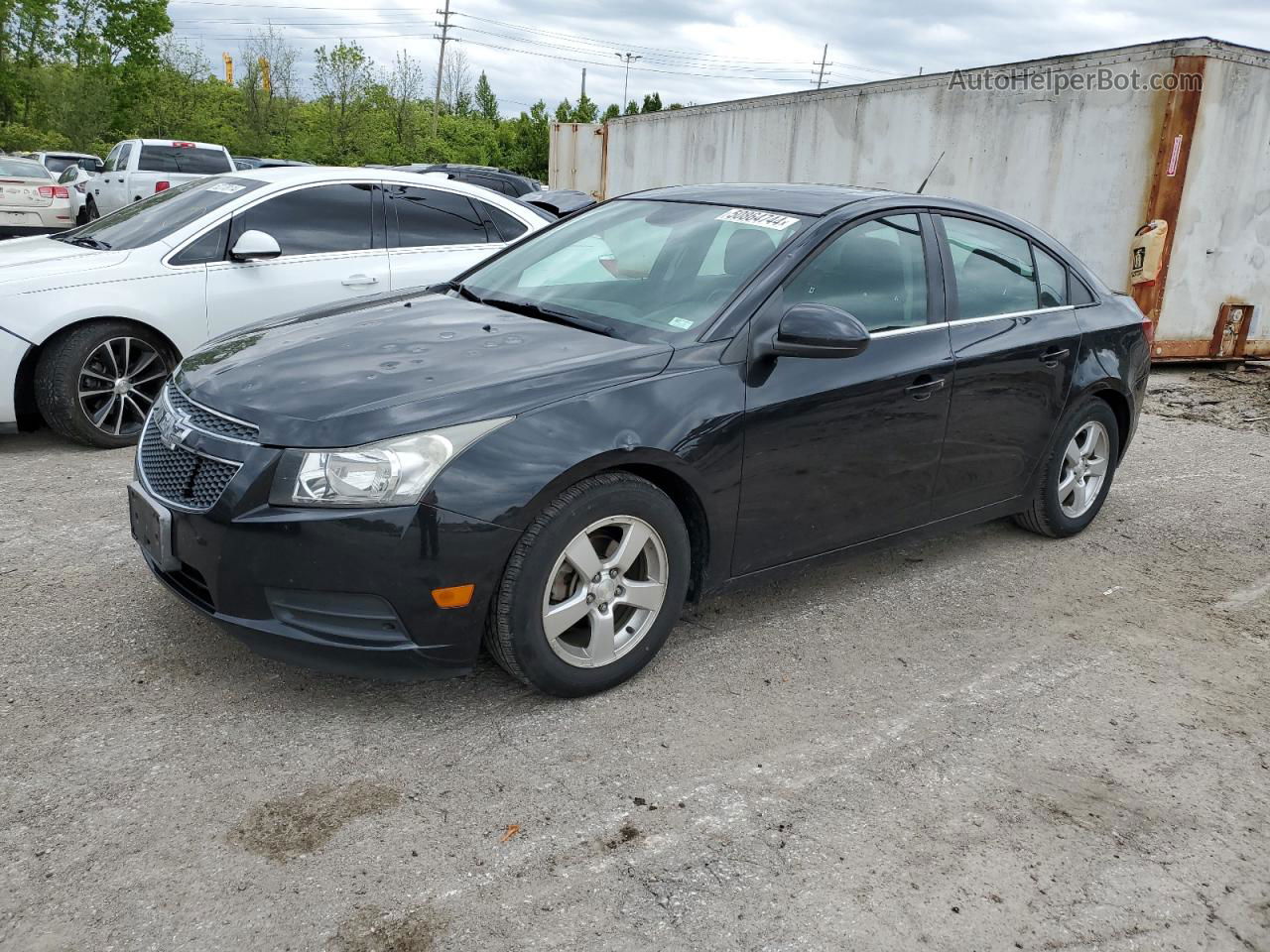 2013 Chevrolet Cruze Lt Black vin: 1G1PC5SB1D7155714