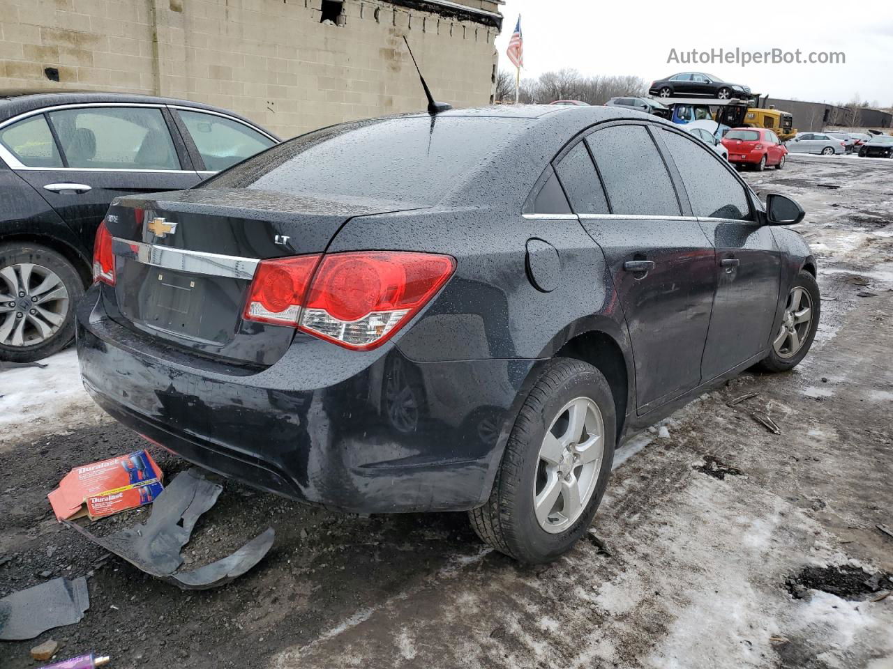 2013 Chevrolet Cruze Lt Black vin: 1G1PC5SB1D7174618