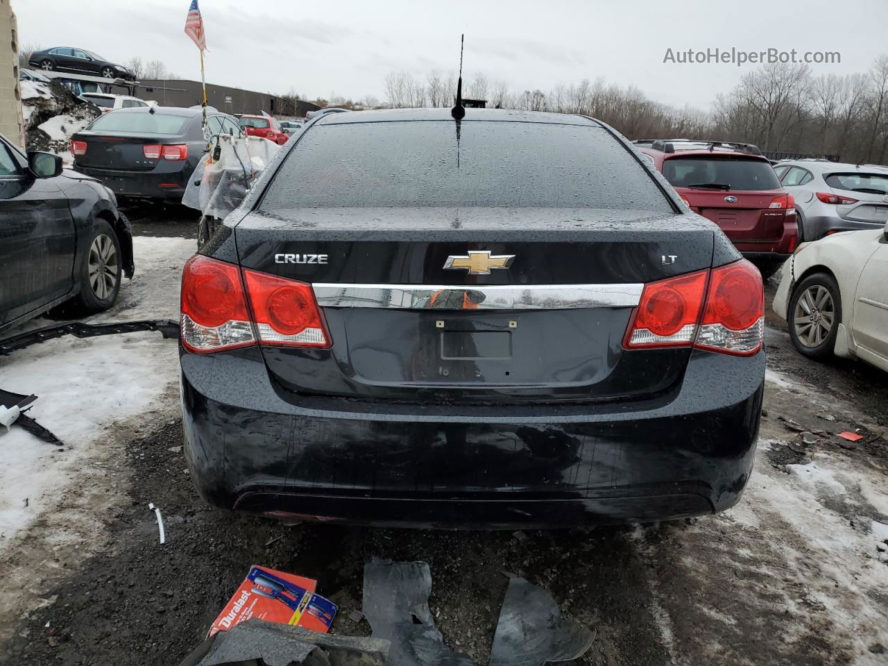 2013 Chevrolet Cruze Lt Black vin: 1G1PC5SB1D7174618