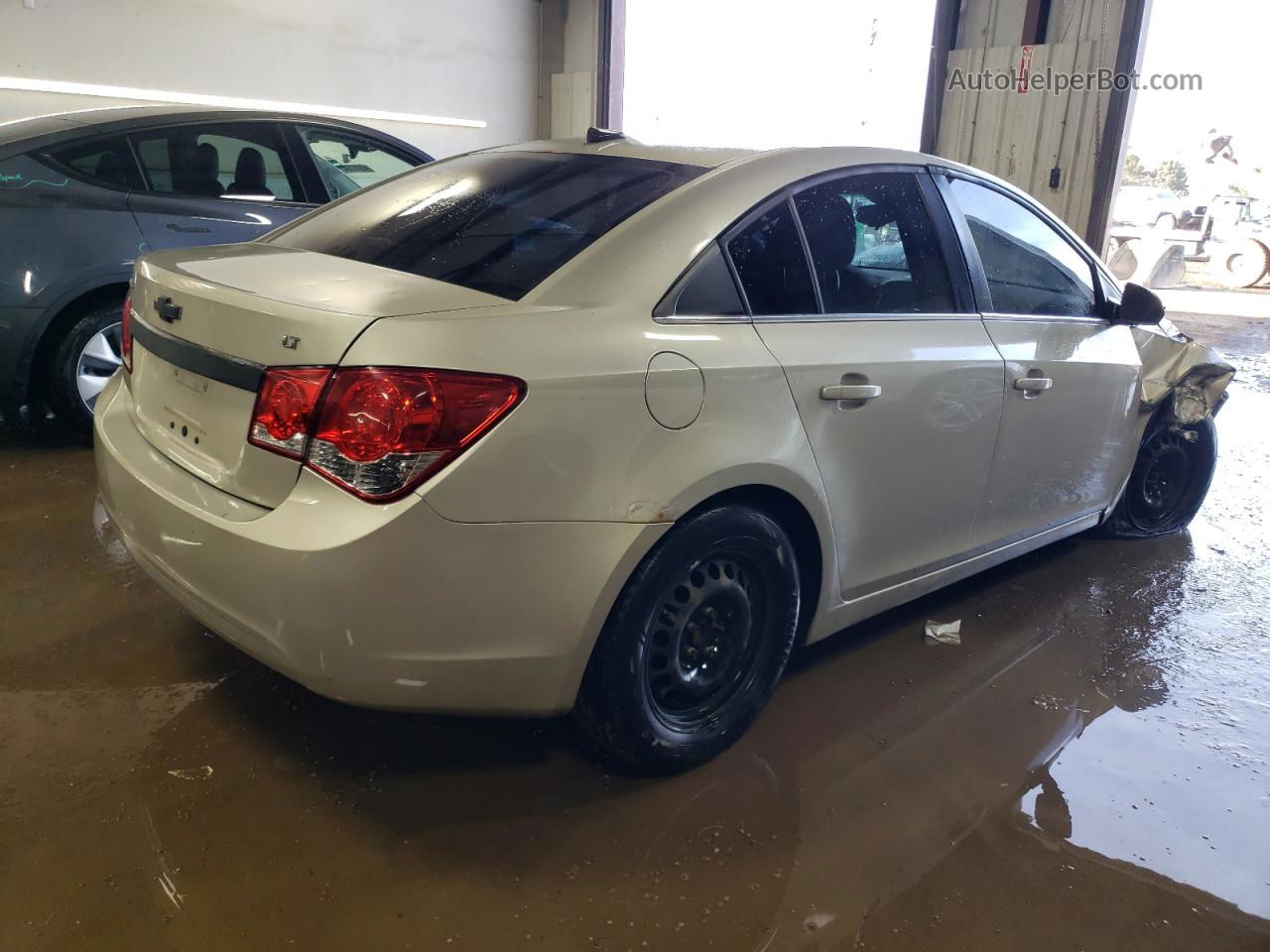 2013 Chevrolet Cruze Lt Beige vin: 1G1PC5SB1D7205432