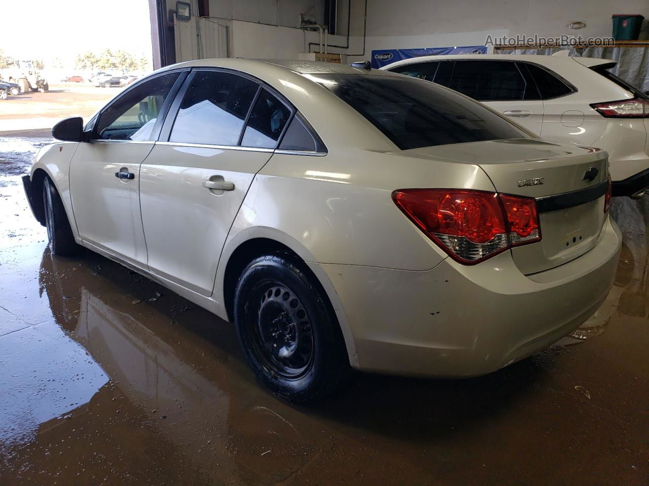 2013 Chevrolet Cruze Lt Beige vin: 1G1PC5SB1D7205432