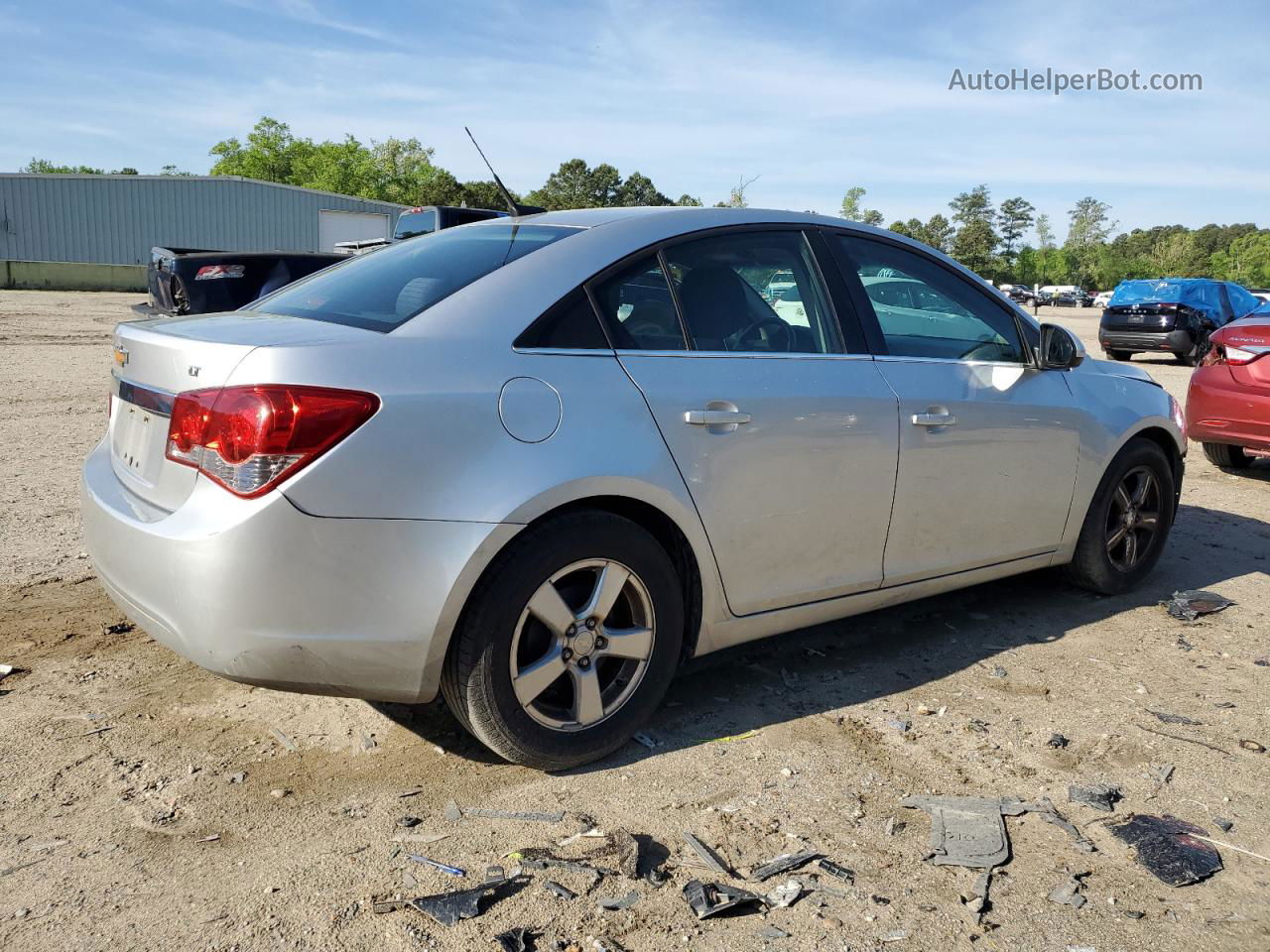 2013 Chevrolet Cruze Lt Silver vin: 1G1PC5SB1D7206368