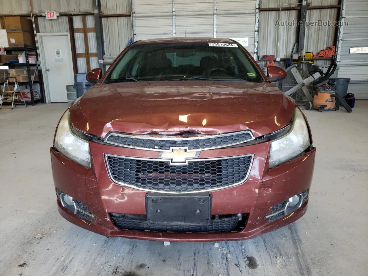 2013 Chevrolet Cruze Lt Brown vin: 1G1PC5SB1D7218391