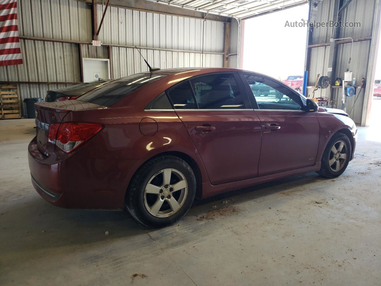 2013 Chevrolet Cruze Lt Brown vin: 1G1PC5SB1D7218391