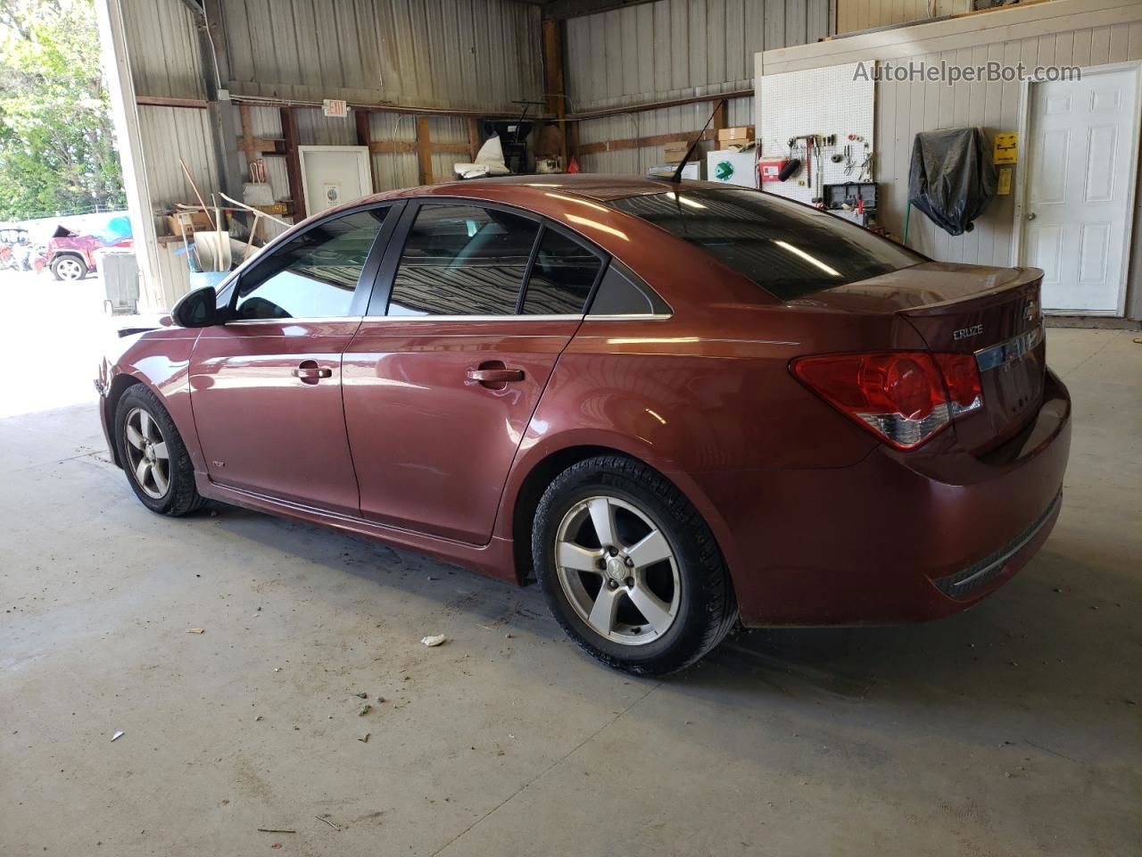 2013 Chevrolet Cruze Lt Brown vin: 1G1PC5SB1D7218391