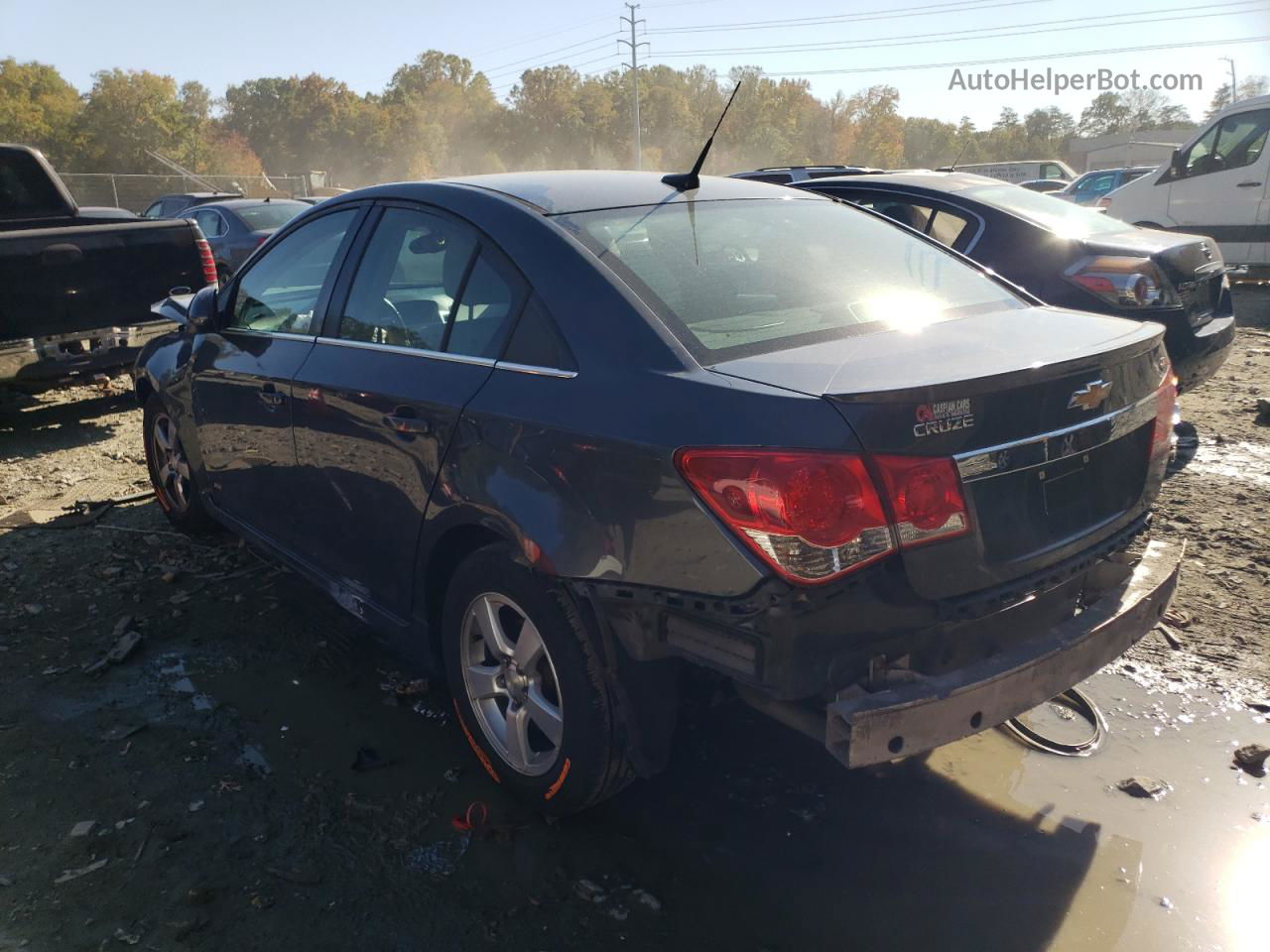 2013 Chevrolet Cruze Lt Gray vin: 1G1PC5SB1D7225468