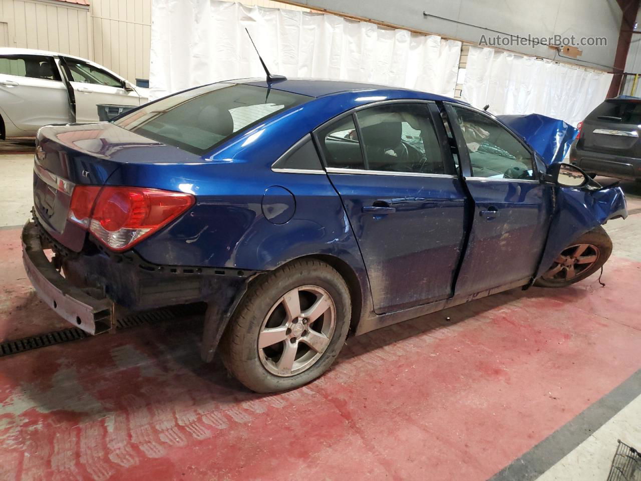 2013 Chevrolet Cruze Lt Blue vin: 1G1PC5SB1D7226796