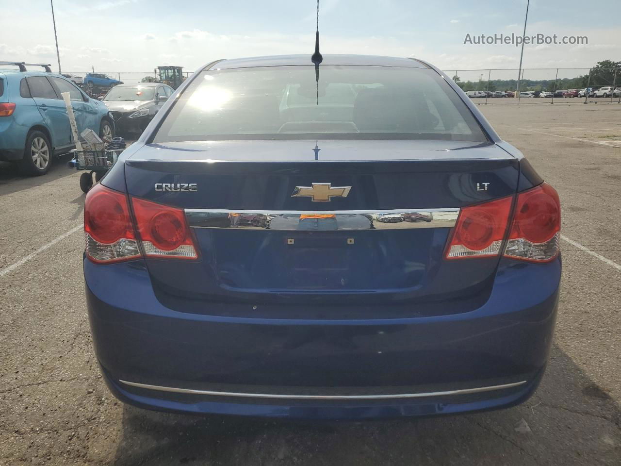 2013 Chevrolet Cruze Lt Blue vin: 1G1PC5SB1D7248295