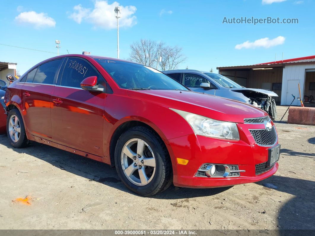 2013 Chevrolet Cruze 1lt Auto Red vin: 1G1PC5SB1D7274458