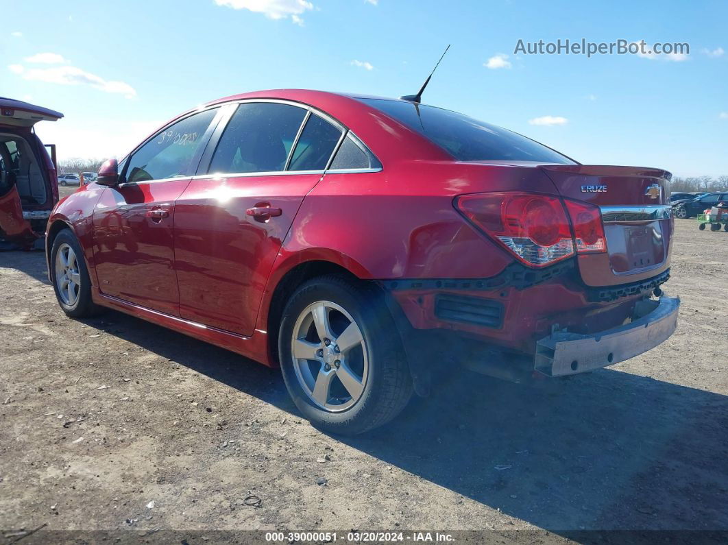 2013 Chevrolet Cruze 1lt Auto Red vin: 1G1PC5SB1D7274458