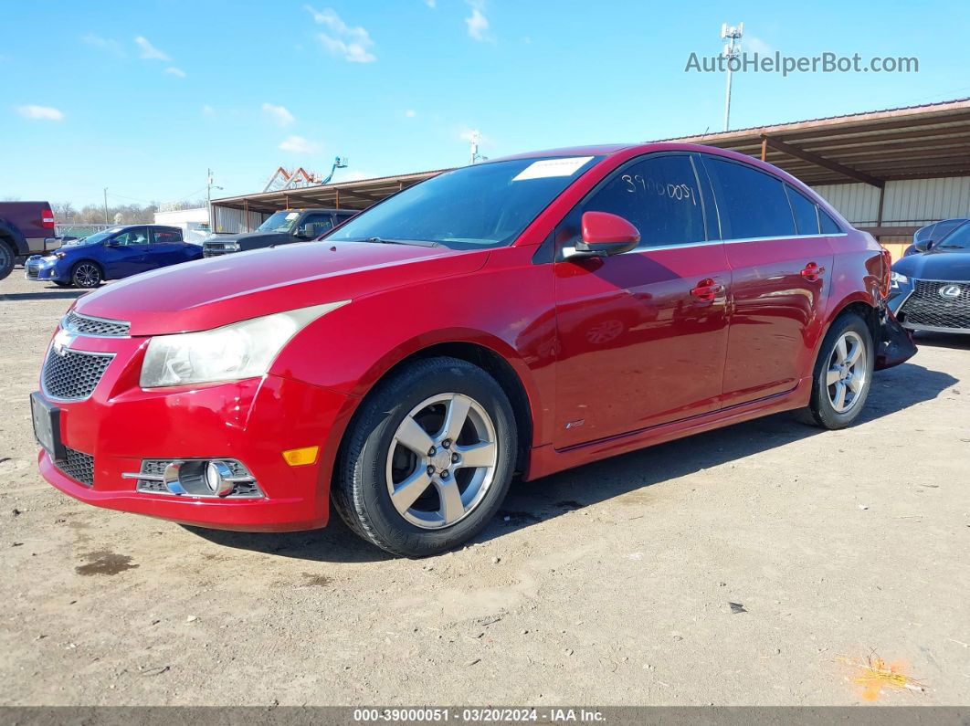 2013 Chevrolet Cruze 1lt Auto Red vin: 1G1PC5SB1D7274458