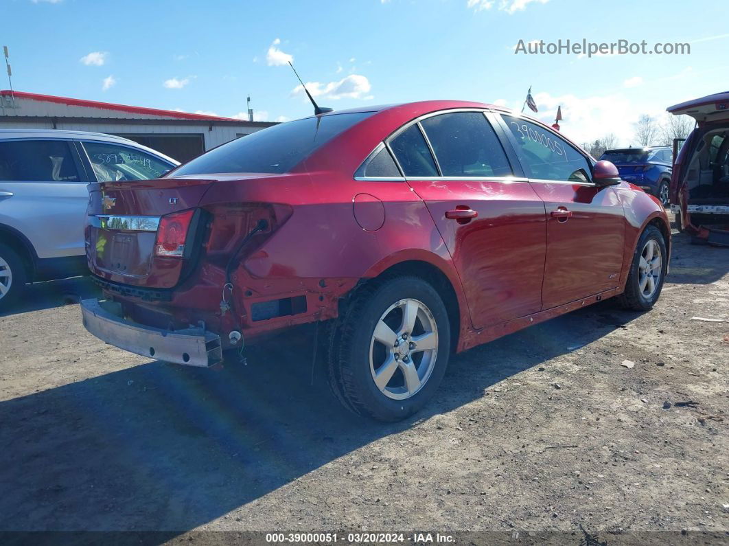 2013 Chevrolet Cruze 1lt Auto Red vin: 1G1PC5SB1D7274458