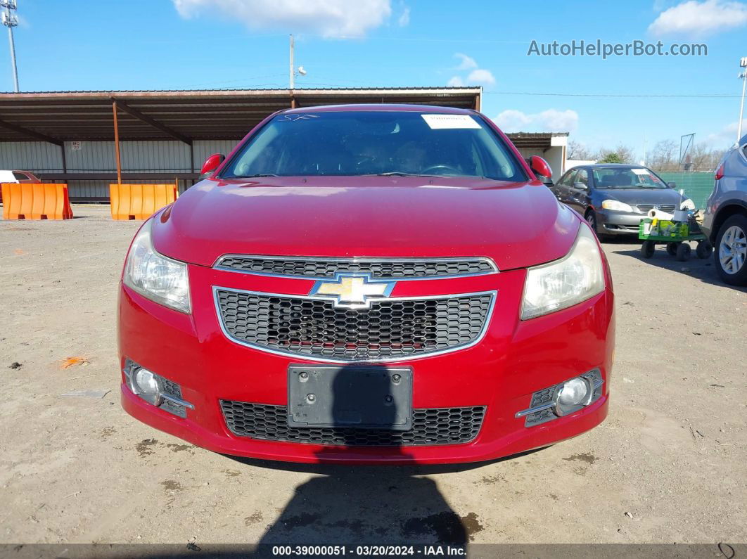 2013 Chevrolet Cruze 1lt Auto Red vin: 1G1PC5SB1D7274458