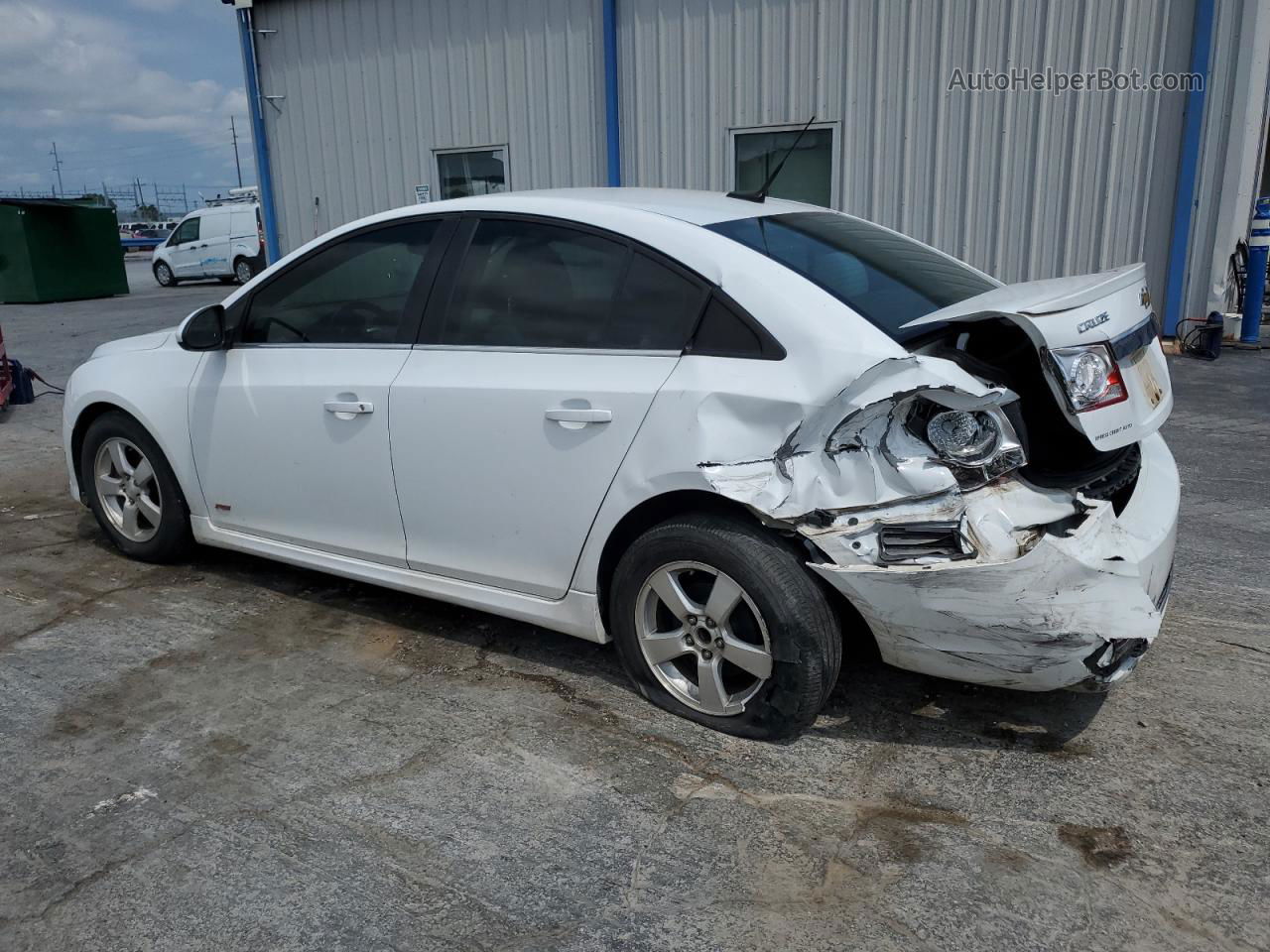 2013 Chevrolet Cruze Lt White vin: 1G1PC5SB1D7278011