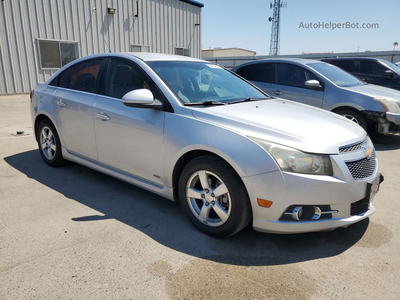 2013 Chevrolet Cruze Lt Silver vin: 1G1PC5SB1D7325845