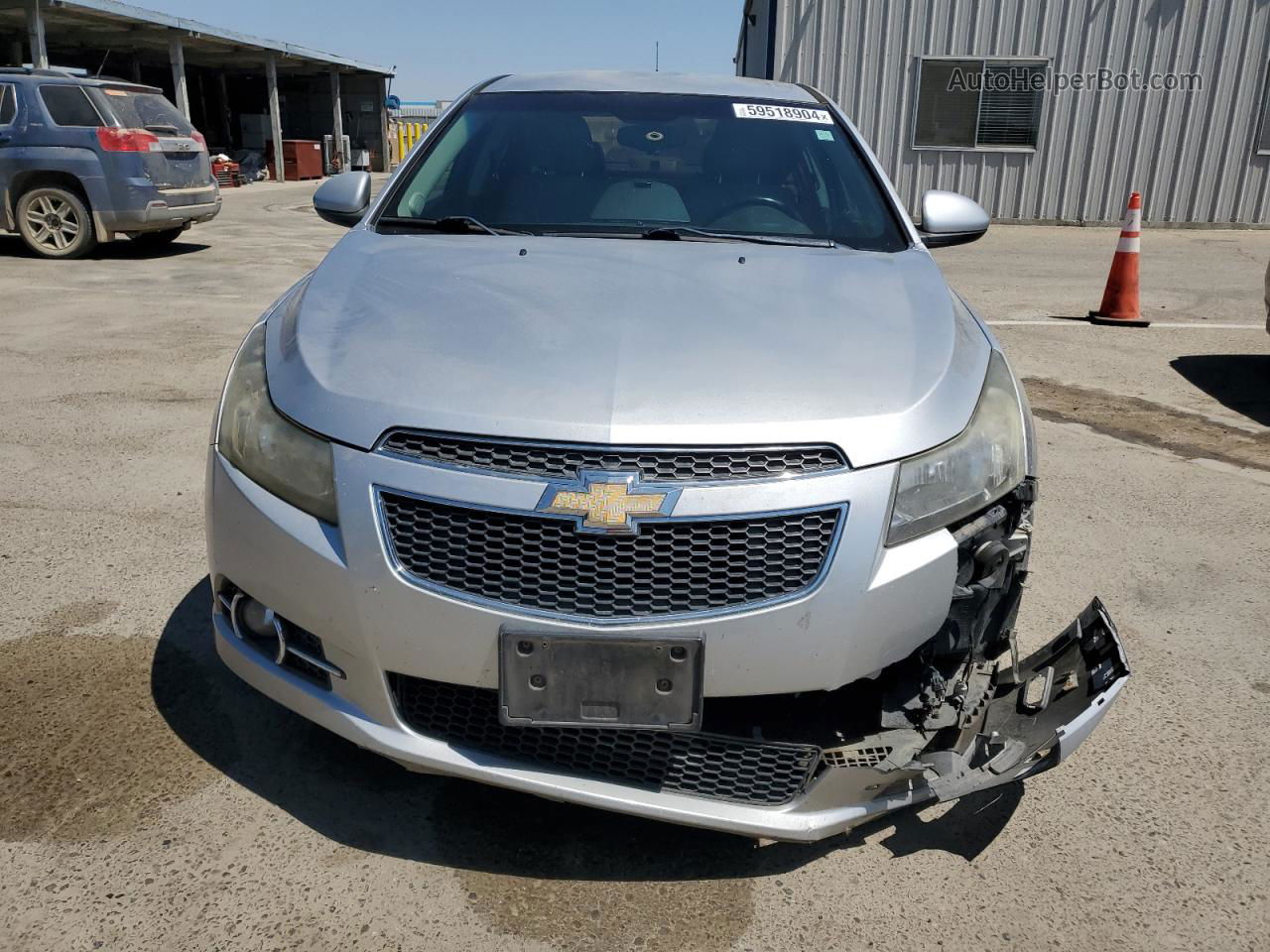 2013 Chevrolet Cruze Lt Silver vin: 1G1PC5SB1D7325845