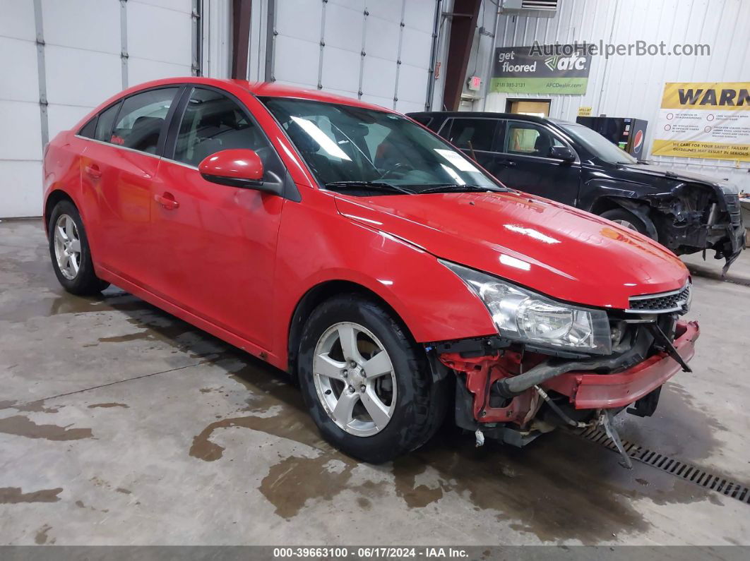 2014 Chevrolet Cruze 1lt Auto Red vin: 1G1PC5SB1E7263686