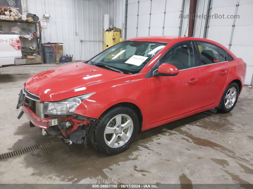 2014 Chevrolet Cruze 1lt Auto Red vin: 1G1PC5SB1E7263686