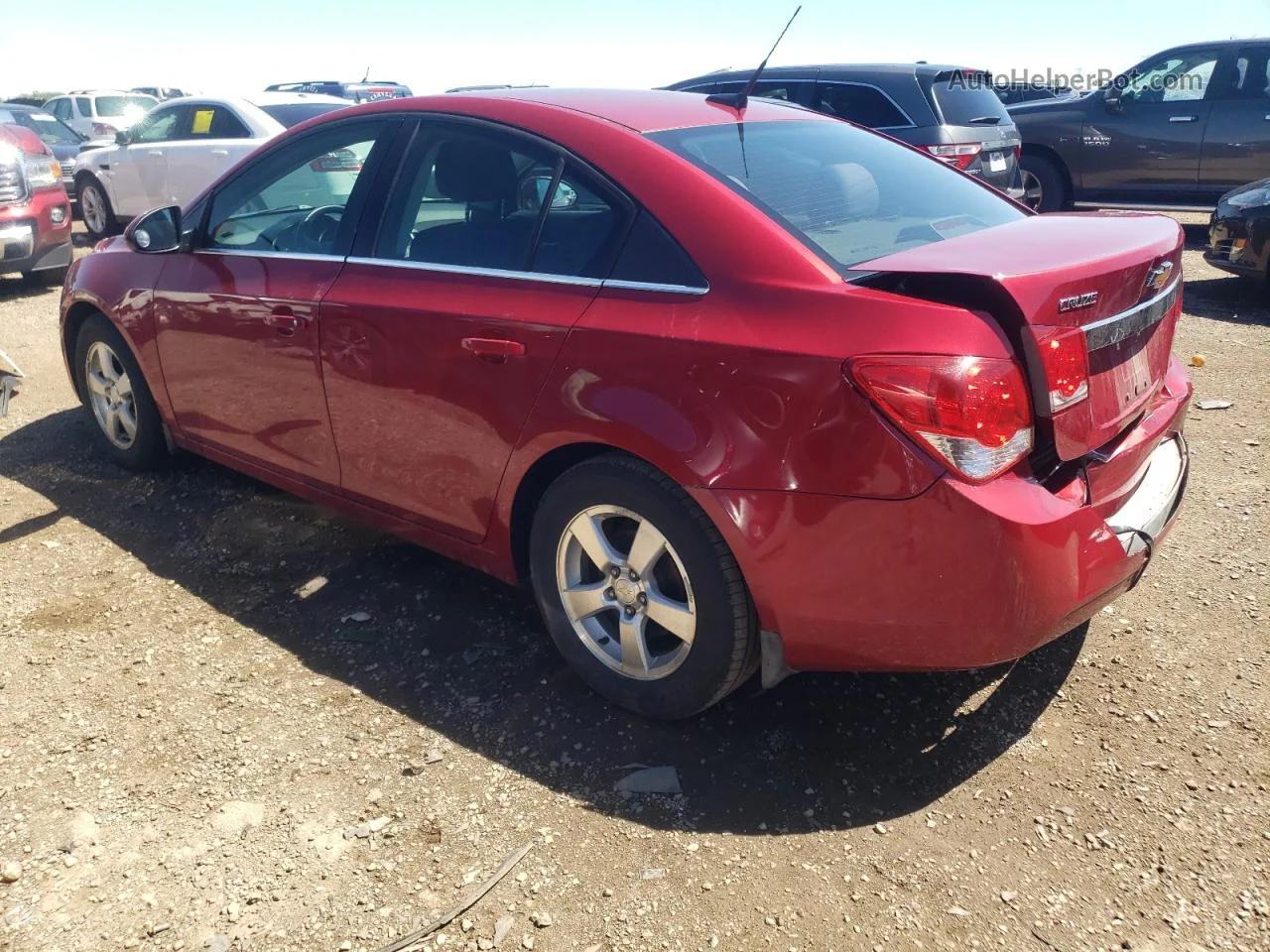 2014 Chevrolet Cruze Lt Red vin: 1G1PC5SB1E7299975