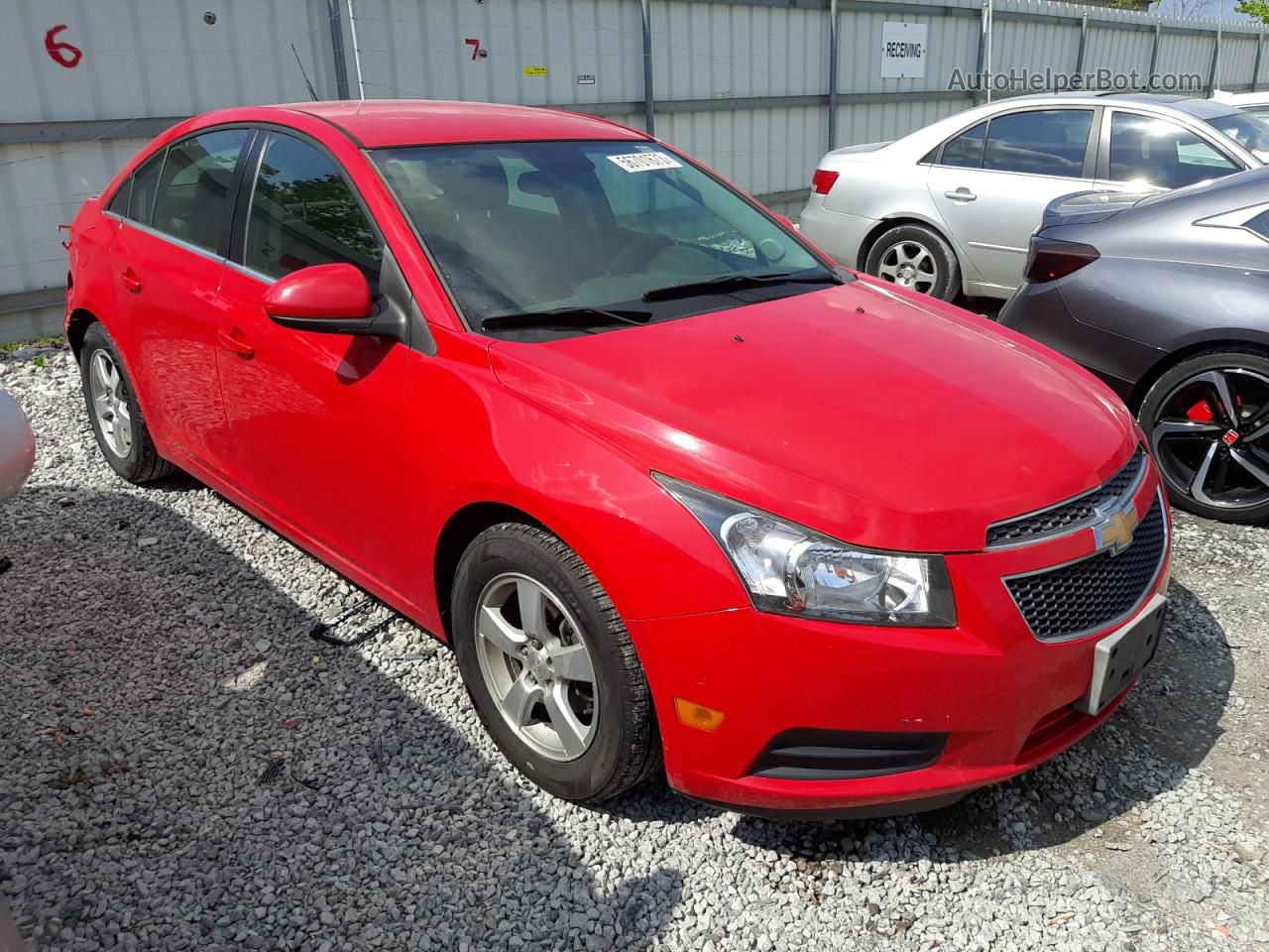 2014 Chevrolet Cruze Lt Red vin: 1G1PC5SB1E7312501