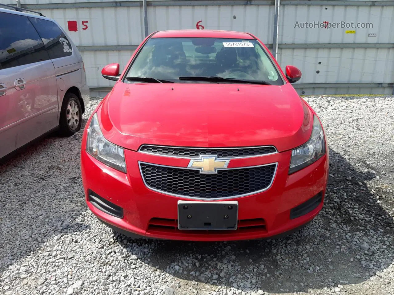 2014 Chevrolet Cruze Lt Red vin: 1G1PC5SB1E7312501