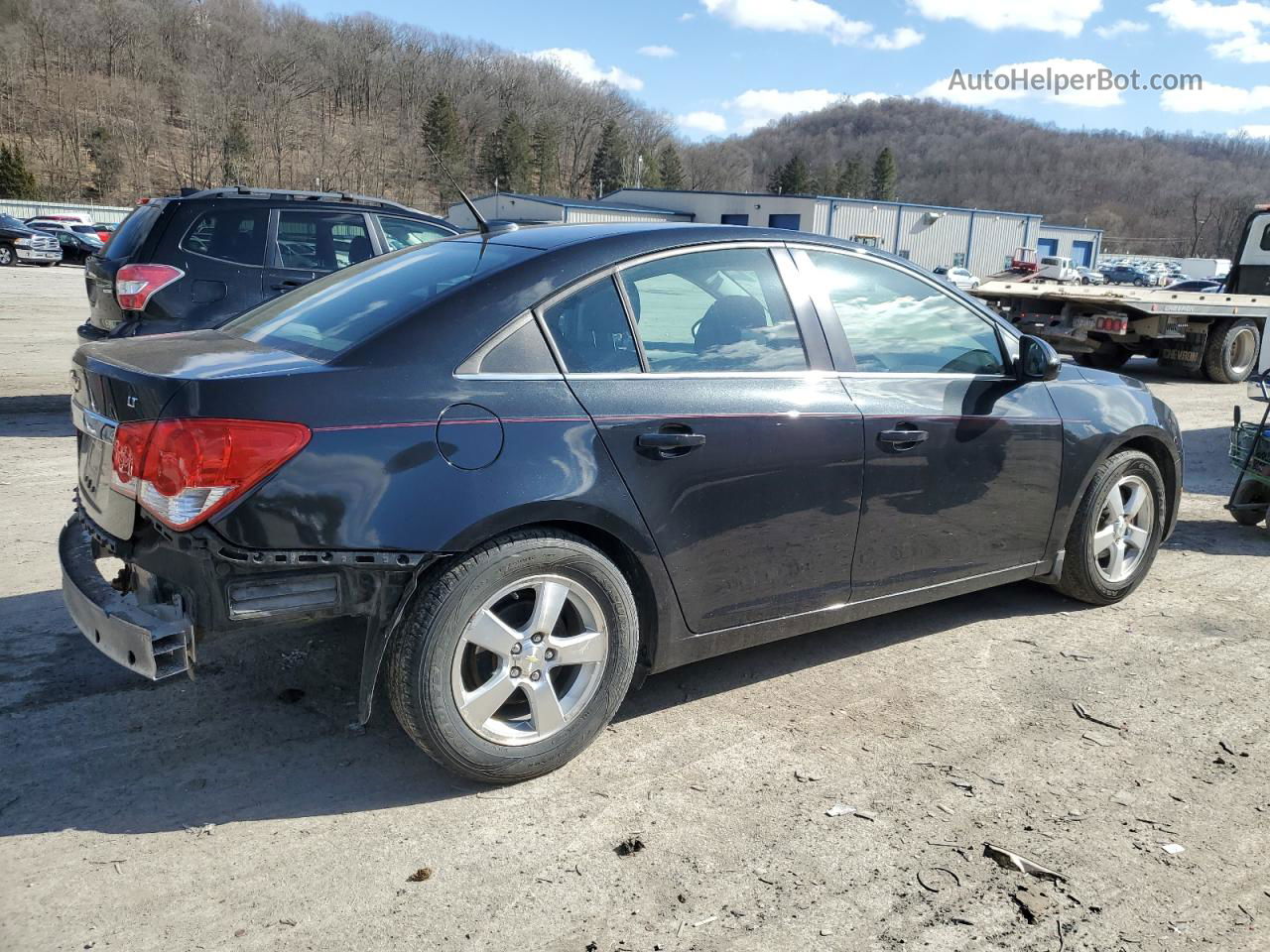 2014 Chevrolet Cruze Lt Black vin: 1G1PC5SB1E7347930