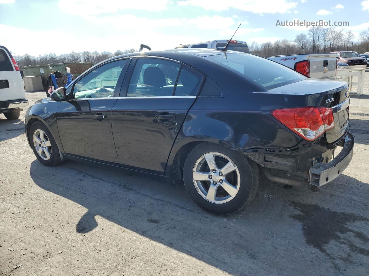 2014 Chevrolet Cruze Lt Black vin: 1G1PC5SB1E7347930