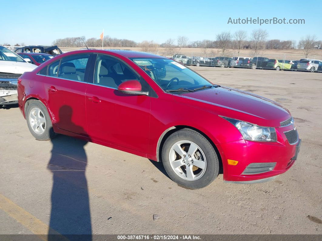 2014 Chevrolet Cruze 1lt Auto Red vin: 1G1PC5SB1E7427129