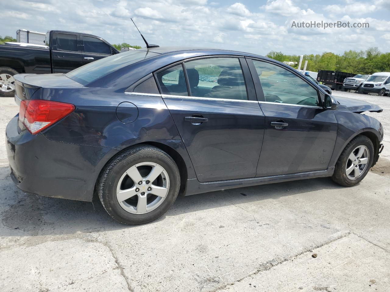 2014 Chevrolet Cruze Lt Blue vin: 1G1PC5SB1E7485645